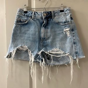 Top Shop Mom Jean Shorts